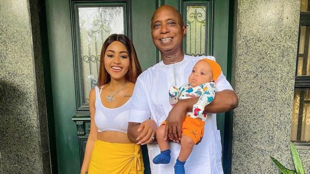 It is another boy for celebrity couple, Regina Daniels, Ned Nwoko 1 Regina Daniels