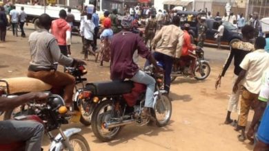 Over 20 motorcycles set ablaze as Okada kills one in Ejigbo 2 okada rider