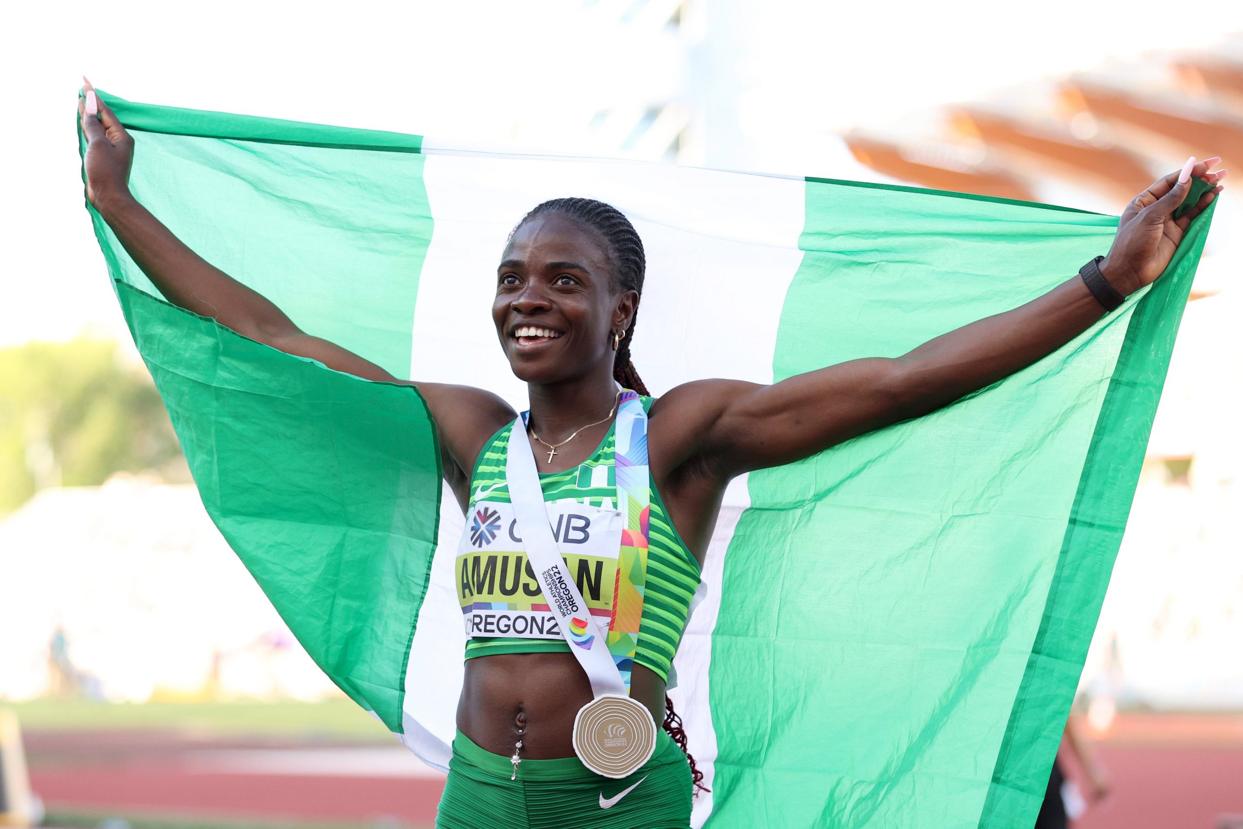 Tobi Amusan breaks 100 metres hurdles world record, wins gold 1 20220725 033101 scaled