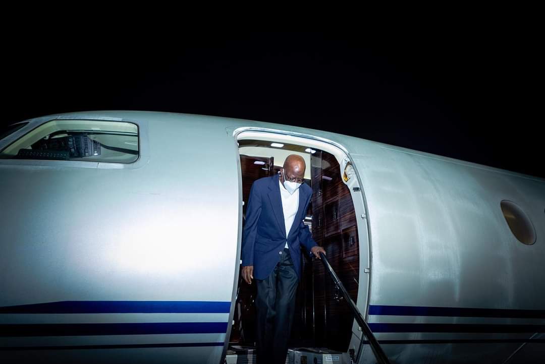 PHOTO NEWS: Tinubu arrives Nigeria after visit to France 7 FB IMG 1657349428560