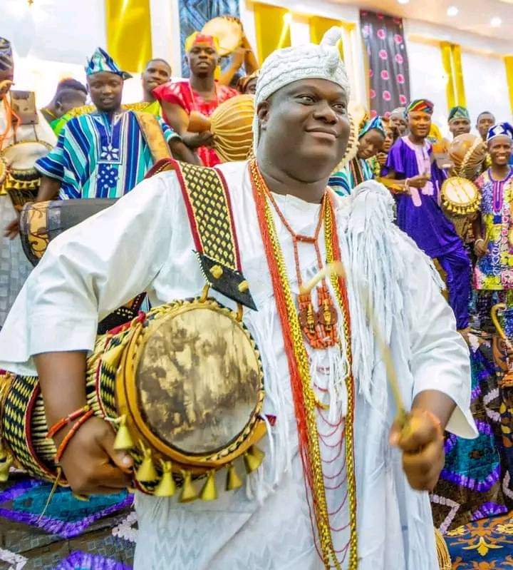 TRENDING: Ooni displays talking drum, dance skills at Ayangalu Festival 3 IMG 20220701 WA0048