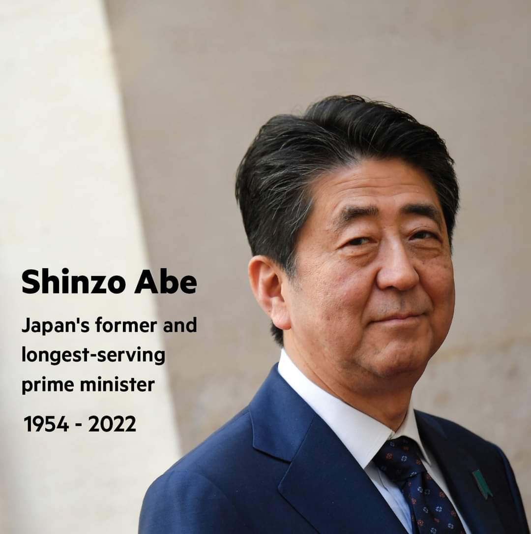Former Japanese Prime Minister Shinzo Abe dead after being shot at a campaign event 1 IMG 20220708 WA0014