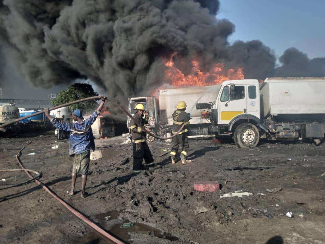 Lagos Fire Service battles Mile 2 inferno 7 IMG 20220719 WA0027