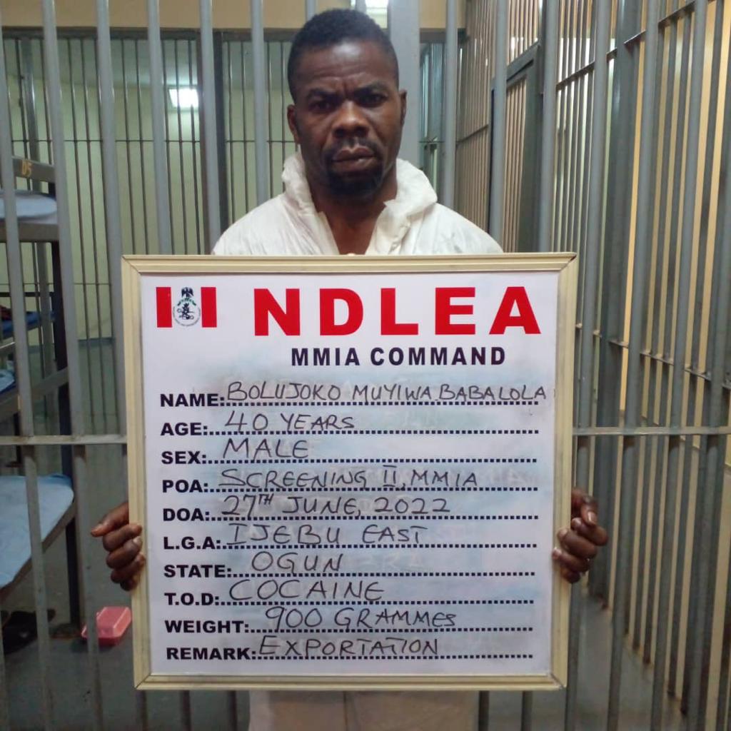 Ex-Lagos BRT driver excretes 90 pellets of cocaine in NDLEA custody 10 WhatsApp Image 2022 07 03 at 11.33.44 AM