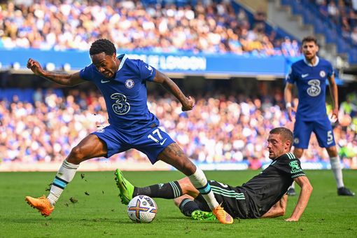 Sterling's brace earns Chelsea 2-1 victory over Leicester 1 0 GettyImages 1418488543