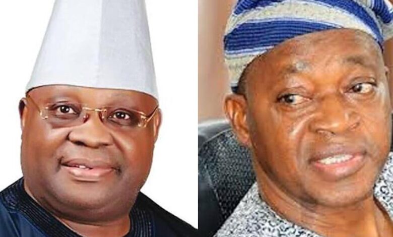 Tribunal grants Oyetola, APC prayers for substituted service on Adeleke, access to election materials 1 Adeleke and Oyetola