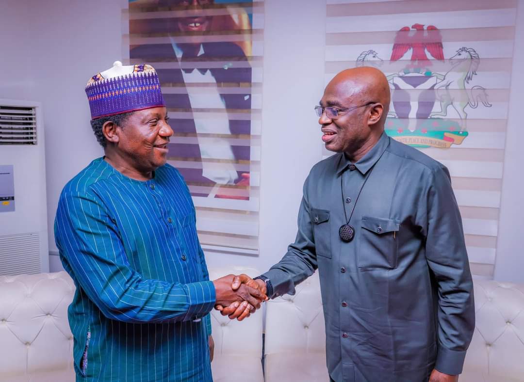 Lalong meets Benue APC guber candidate Hyacinth Alia 1 IMG 20220804 WA0000