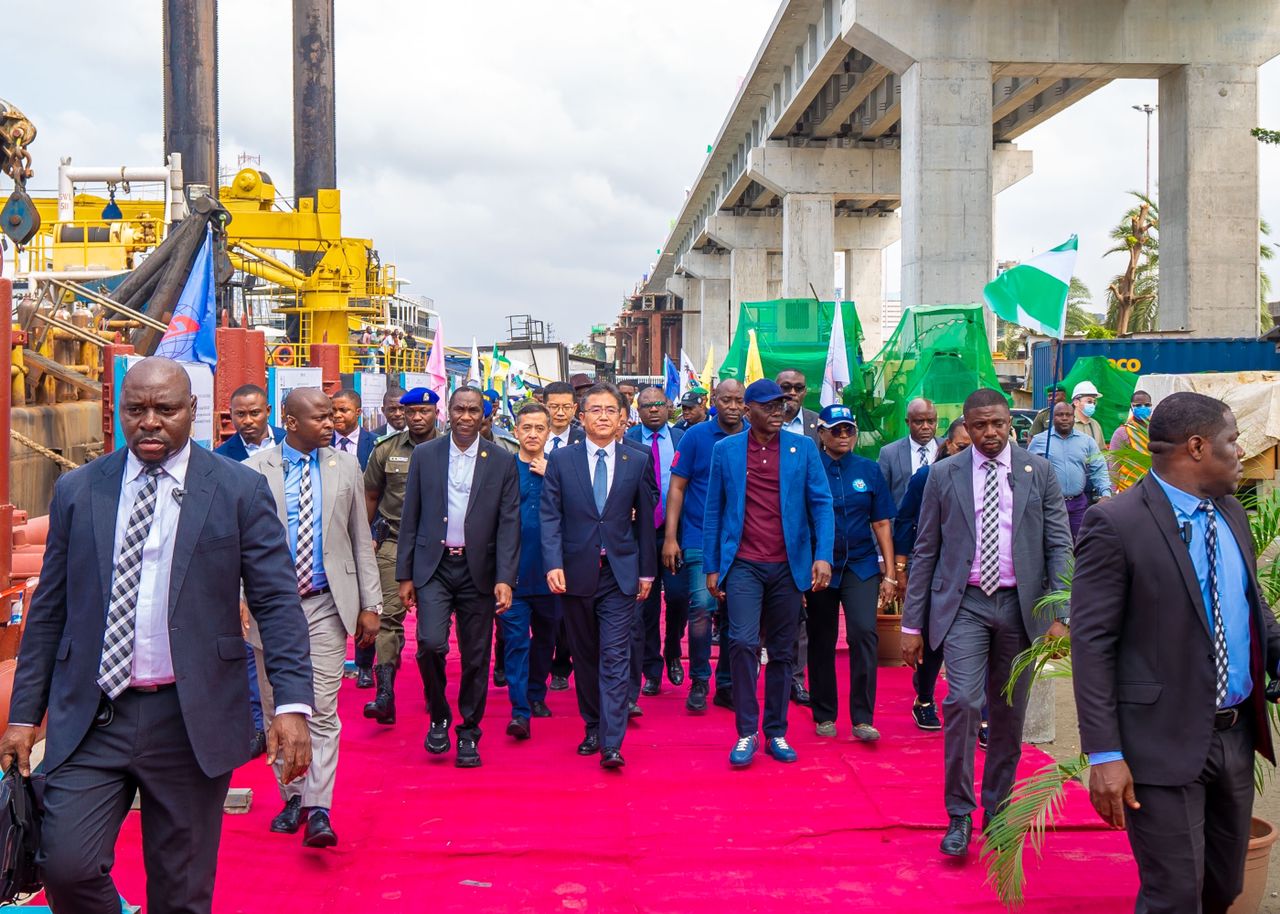 Sanwo-Olu restates commitment to complete Lagos blue rail line this year 4 IMG 20220817 WA0030