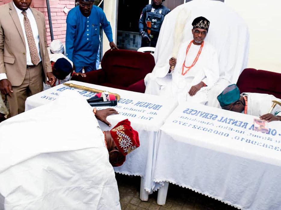Olowu-elect begins seclusion rites at Obasanjo’s Abeokuta residence 1 Olowu