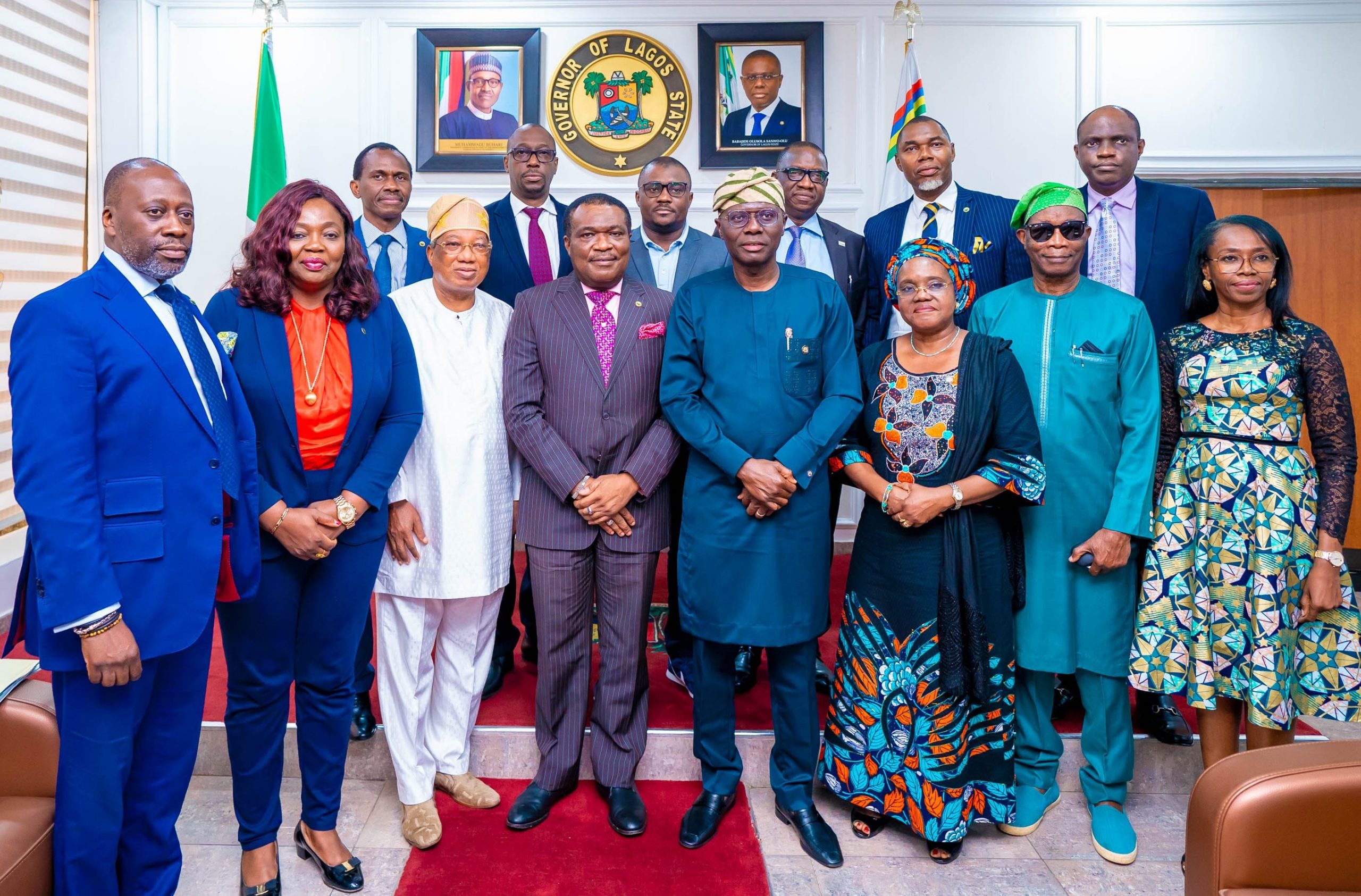 Sanwo-Olu receives Odua Investment company share certificate 10 PIX 2811 scaled