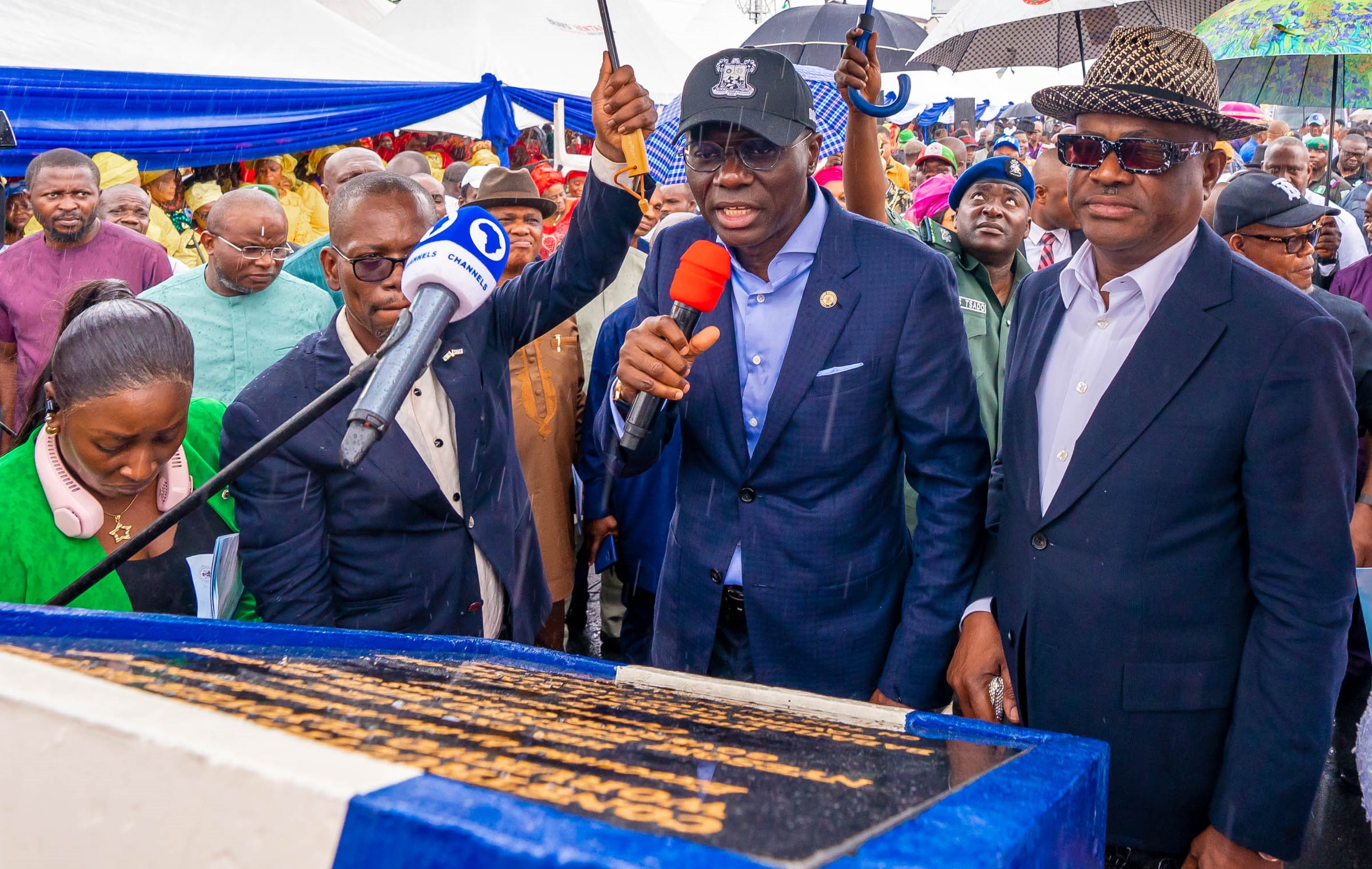 Sanwo-Olu commissions Wike-built bridge, urges politicians to work together 1 PIX 4697