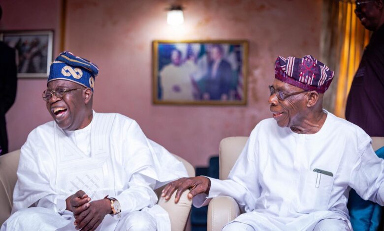 Obasanjo expresses dissatisfaction with media report on meeting with Tinubu 1 Tinubu Obasanjo
