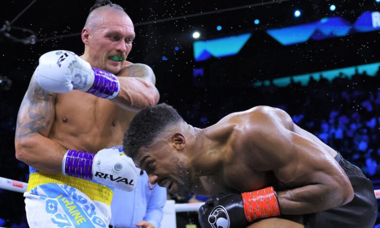 Usyk defeats Anthony Joshua in rematch to retain WBO, WBA, IBF belts 1 skysports oleksandr usyk anthony joshua 5871386