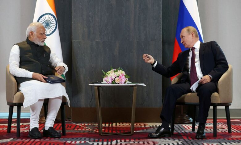 Indian PM Modi tells Russia's Putin now 'is not an era of war' 1 72SXFMV7MZNQFCNU37EVCDGOMA