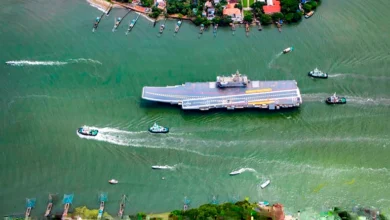 India launches new aircraft carrier as concerns over China grow 9 AP22245234119268