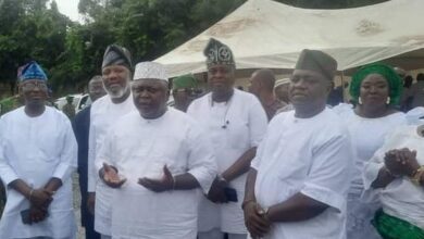2023: Ogun PDP goes spiritual as religious leaders pray for Ladi Adebutu inside rain 4 Adebutu