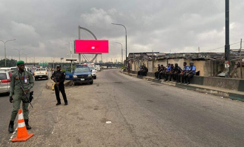 Police move to stop NANS' protest on Third Mainland bridge 3 FB IMG 1663768784719