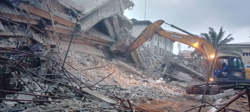 UPDATE: Two workers confirmed dead in Lagos building collapse, others still trapped 1 IMG 20220904 WA0001