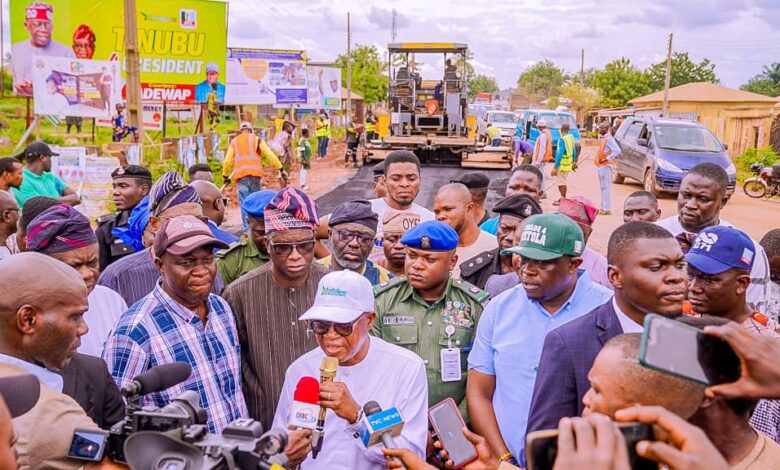 Oyetola inspects ongoing road projects, expresses satisfaction 11 IMG 20220906 WA0004
