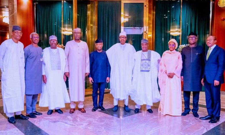 Buhari inaugurates committee on national economy 1 IMG 20220909 WA0025