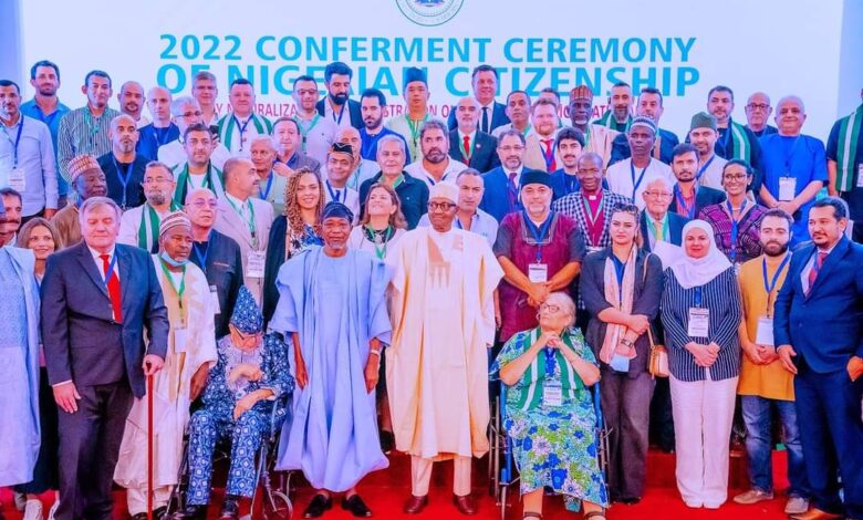 Nigeria will return her love, loyalty to you, Buhari assures 286 foreign nationals granted citizenship 1 IMG 20220916 WA0003