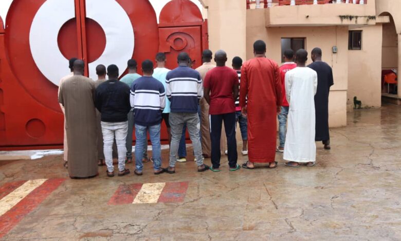 EFCC arrests siblings, 14 others for alleged internet fraud in Ilorin 1 IMG 20220916 WA0006
