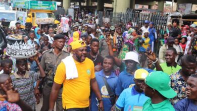 Nollywood actor, Adekola takes Ogun Health Insurance campaign to markets 3 IMG 20220916 WA0081