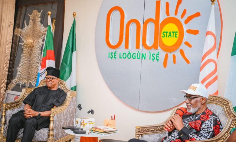 Akeredolu represents what Nigerians desire at this time - Peter Obi 5 Peter Obi Akeredolu