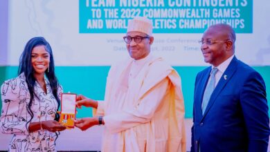 Buhari rewards Amusan, Brume, others with National Honours, N200m after sporting exploits 1 Tobi Amusan