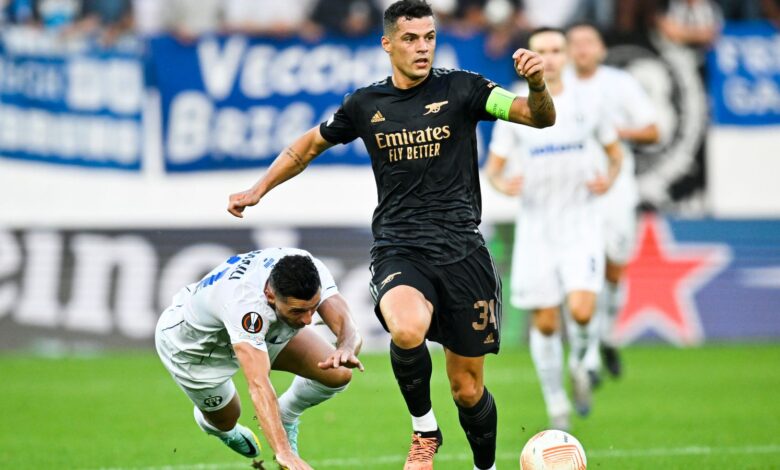 Arsenal begin Europa League campaign with 2-1 win at FC Zurich 1 skysports granit xhaka arsenal 5892285