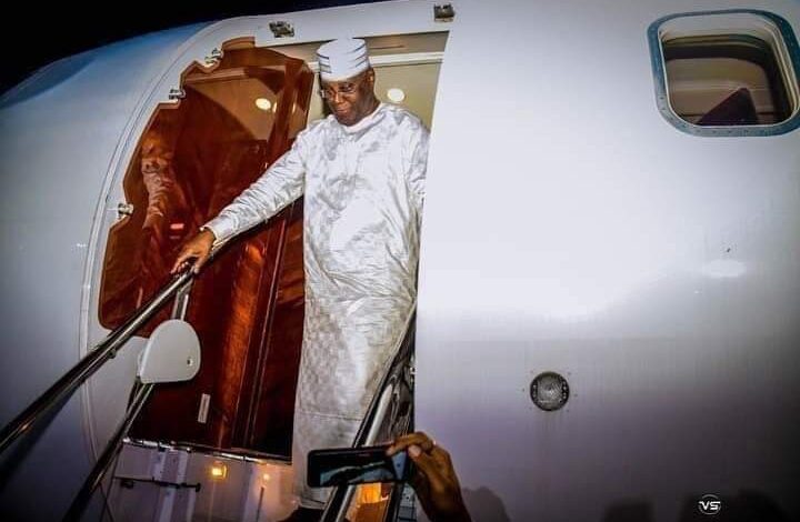 PHOTO NEWS: Atiku lands in Uyo ahead of campaign flag off 7 IMG 20221009 WA0033