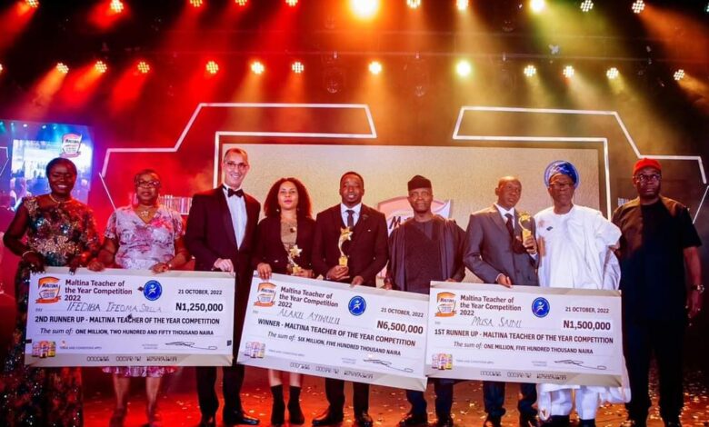 At Maltina Award, Osinbajo praises teachers 1 IMG 20221023 WA0009
