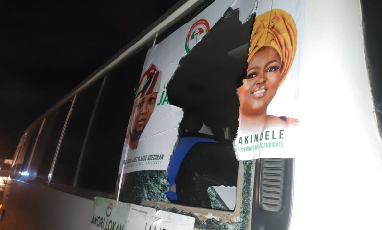 Adediran, Lagos PDP guber candidate's campaign train attacked in Badagry 13 IMG 20221023 WA0352
