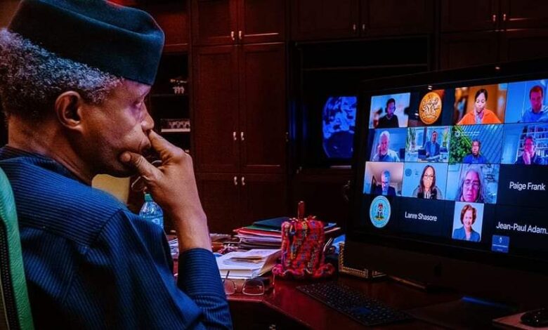 Osinbajo, ex-Colombian leader, AFDB lead jobs creation effort with launch of billion dollars carbon market in Africa 1 IMG 20221030 WA0023
