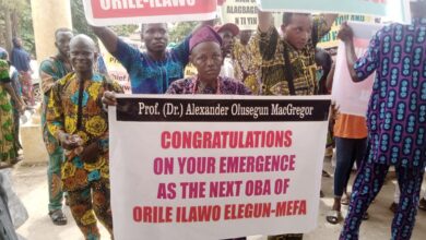 Ogun community youths, hunters, others drums support for new Oba-elect 5 Ilawo