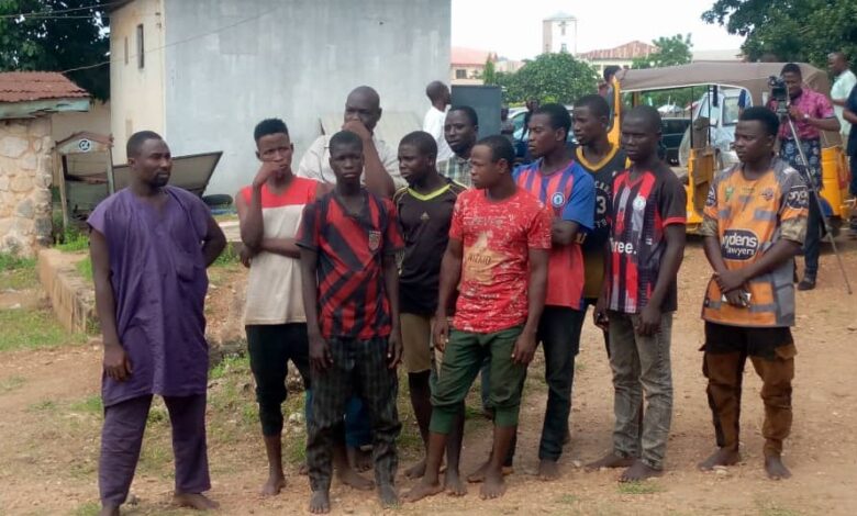 NSCDC arrests 11 illegal miners in Kwara 1 Miners