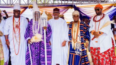 Obasanjo absent as 14th Olowu of Owu is installed 2 Olowu 3