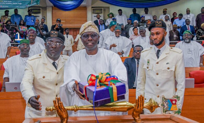 Sanwo-Olu presents N1.692trn 2022 budget proposal to Lagos Assembly 1 PIX 9507