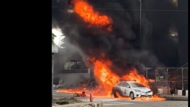 BREAKING: Fire guts building in Victoria Island 2 FI