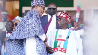 Buhari, Adamu, Tinubu flag off APC presidential campaign in Jos 14 FhnN9D5WAAAZ8wN