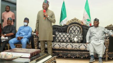 Ortom to Atiku: To hell with you, I’ll never support Fulani man as president 1 Governor Ortom receives Atiku in Benue
