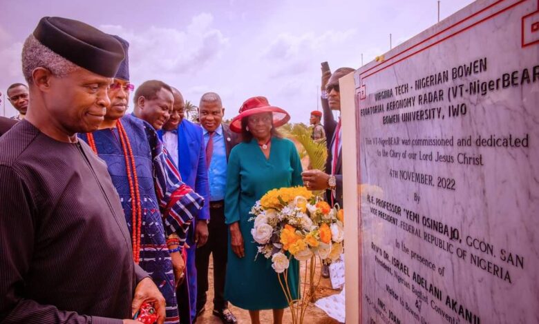 Osinbajo commissions atmospheric observatory at Bowen University 1 IMG 20221105 WA0001