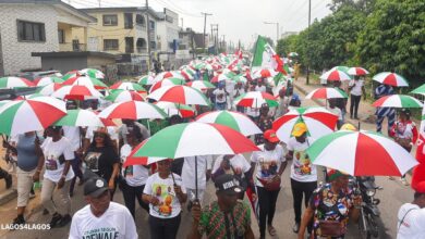 2023: Massive crowd as PDP holds 'Road Walk' for Atiku, Adediran in Lagos 13 IMG 20221117 WA0224