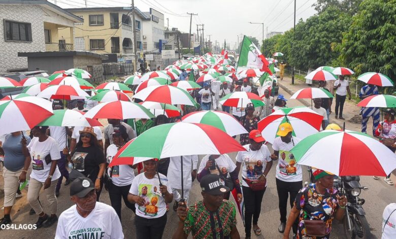 2023: Massive crowd as PDP holds 'Road Walk' for Atiku, Adediran in Lagos 9 IMG 20221117 WA0224