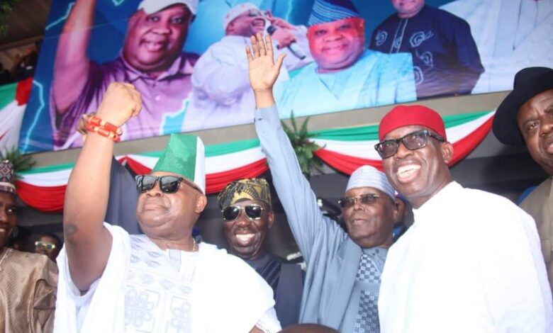 PHOTO NEWS: Atiku, Okowa, other PDP leaders attend Adeleke's inauguration 7 IMG 20221128 WA0001