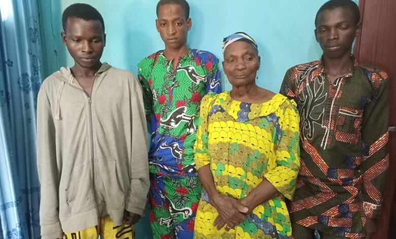 Police nab four suspected kidnappers of Magistrate in Ilorin 1 Kidnappers