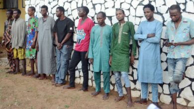 Police parade 10 suspects for murder, kidnapping, robbery in Ilorin 10 Kwara 1