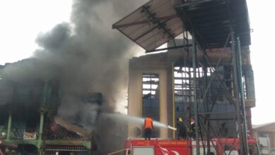 Millions lost as fire razes buildings in Osun 2 Osun fire