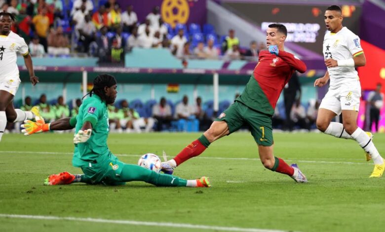 Portugal edge Ghana as Ronaldo sets another record 1 Ronaldo Ghana chance