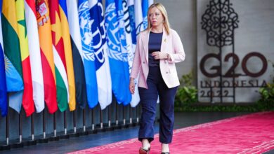 'I'll mother as I see fit', Italian leader Giorgia Meloni hits back at criticism for taking daughter to G20 summit 12 skynews giorgia meloni g20 5969979